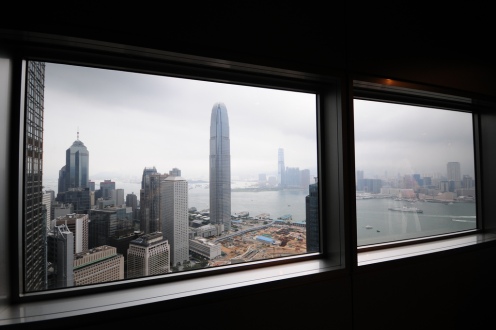 Hong Kong harbour from the Bank of China building