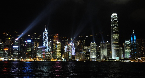 Sound and Light Show Hong Kong Island