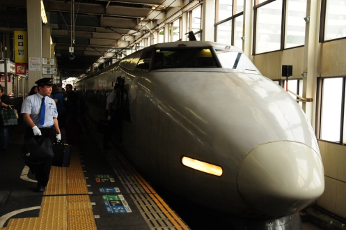 Shinkansen (bullet) train